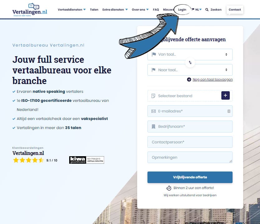 Persoonlijk klantportaal